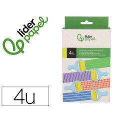 Esponja manualidades liderpapel rodillo con texturas goma foam caja con 4 unidades