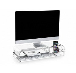 Soporte q-connect para monitor metacrilato 508x203x114 mm