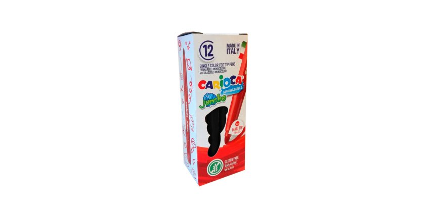 Rotulador carioca jumbo lavable verde menta punta gruesa 6 mm