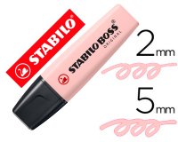 Rotulador stabilo boss fluorescente nature colors wildflower edition color colorete