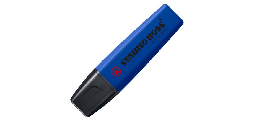 Rotulador stabilo boss fluorescente nature colors wildflower edition color azul marino