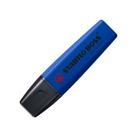 Rotulador stabilo boss fluorescente nature colors wildflower edition color azul marino