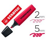 Rotulador stabilo boss fluorescente nature colors wildflower edition color rojo borgoña