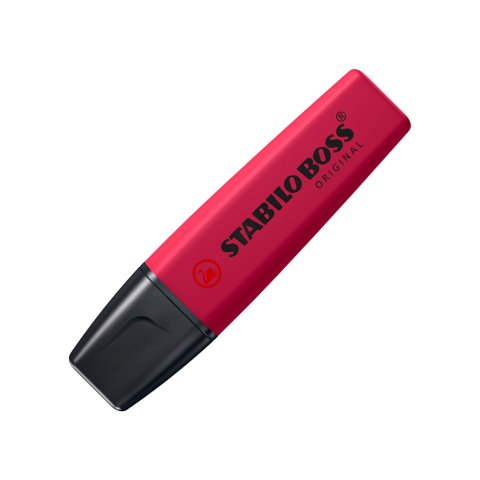Rotulador stabilo boss fluorescente nature colors wildflower edition color rojo borgoña