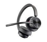 Auriculares poly inalambrico voyager 4320 stereo usb-a bt700 + adaptador bt700a +soporte de carga