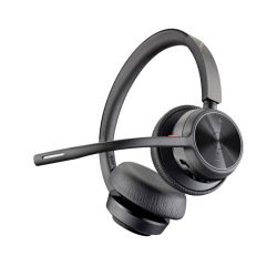 Auriculares poly inalambrico voyager 4320 stereo usb-a bt700 + adaptador bt700a +soporte de carga