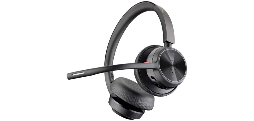 Auriculares poly inalambrico voyager 4320 stereo usb-a bt700 + adaptador bt700a +soporte de carga