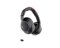 Auriculares poly inalambrico voyager surround 85 uc + adaptador usb-c/a + soporte de carga