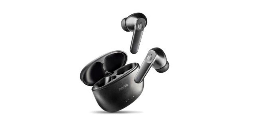 Auriculares ngs artica hush con anc&enc bluetooth 16 horas de autonomia con microfono y touch control