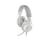 Auriculares ngs vox805 con cable estereo usb-c con control de volumen y adaptador usb color blanco
