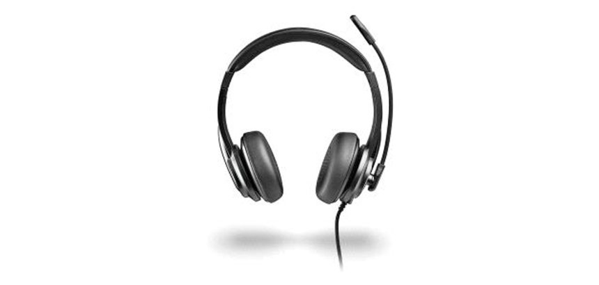 Auriculares ngs vox605 con cable estereo usb-c con control de volumen y adaptador usb color negro