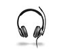 Auriculares ngs vox605 con cable estereo usb-c con control de volumen y adaptador usb color negro