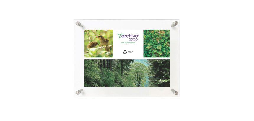 Expositor mural archivo 2000 premium con separadores embellecedores a4 vertical/horizontal