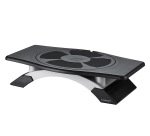 Soporte q-connect para monitor con plataforma giratoria ajustable dos alturas 411x287x99 mm