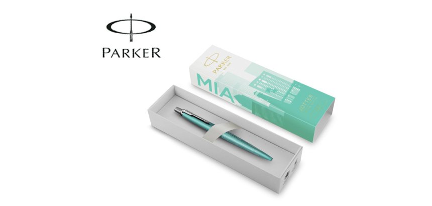 Boligrafo parker jotter edicion especial global iconos miami turquesa