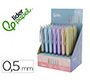 Portaminas liderpapel coleccion 1 con clip y goma 0.5 mm 5 colores surtidos