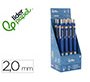 Portaminas liderpapel coleccion 4 con clip y sacapuntas 2 mm azul