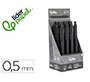 Portaminas liderpapel coleccion 5 con clip y goma punta 0.5 mm negro