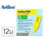Rotulador artline fluorescente ek-690 eco green punta biselada 1-4 mm amarillo
