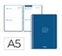 Agenda escolar liderpapel 26-27 espiral basic 2 dias pagina a5 bilingue 70g papel fsc azul marino