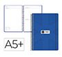 Agenda escolar antartik 26-27 espiral pack and go dia paginaa5+ bilingüe 80g papel fsc azul marino
