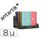 Agenda escolar antartik 26-27 espiral pack and go diseños surtidos bilingüe 80g papel fsc