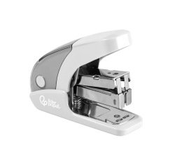 Grapadora liderpapel micro con regalo de caja de 1000 grapas 24/6 26/6 capacidad 20 hojas blanco