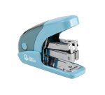 Grapadora liderpapel micro con regalo de caja de 1000 grapas 24/6 26/6 capacidad 20 hojas celeste