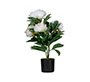 Flor artificial paperflow peonia blanca 55 cm