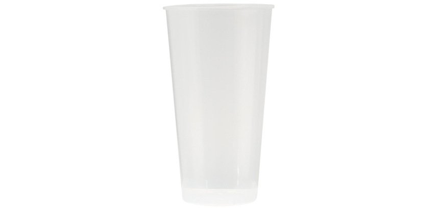 Vaso de plastico reutilizable transparente 400 ml paquete de 10 unidades