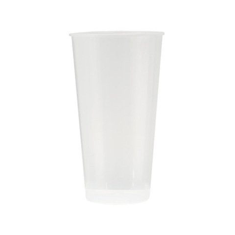 Vaso de plastico reutilizable transparente 400 ml paquete de 10 unidades