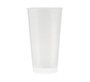 Vaso de plastico reutilizable transparente 400 ml paquete de 10 unidades