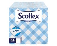 Servilleta scottex estilo decorada 1 capa 30x30 cm paquete de 64 unidades