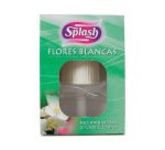 Ambientador electrico splash flores blancas recambio 25 ml