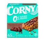 Barrita de cereales corny 0% azucares chocolate con leche caja de 6 unidades 20 g