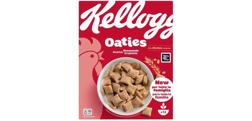 Cereales de desayuno kellogg oaties avena crujiente caja de 360 g