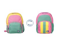 Mochila oxford reversible bubblegum 130x300x385 mm