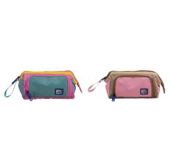 Estuche portatodo oxford gran capacidad kangoo color block 100x130x220 mm