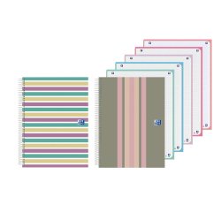 Cuaderno espiral oxford europeanbook 5 tapa extradura din a4+ 120 hojas cuadro 5 mm
