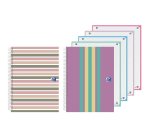 Cuaderno espiral oxford europeanbook 4 tapa extradura din a5+ 120 hojas cuadro 5 mm