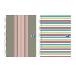 Cuaderno espiral oxford europeanbook 5 tapa extradura din a4+ 120 hojas horizontal