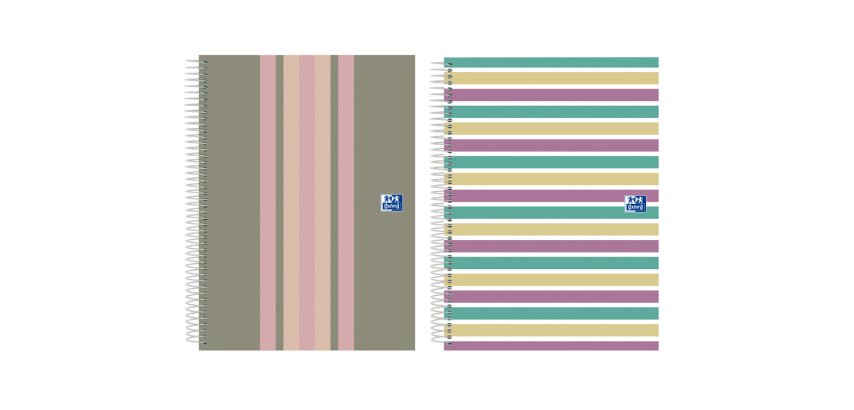 Cuaderno espiral oxford europeanbook 5 tapa extradura din a4+ 120 hojas horizontal