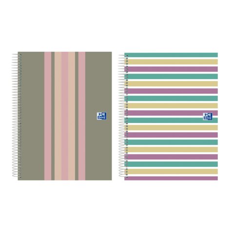 Cuaderno espiral oxford europeanbook 5 tapa extradura din a4+ 120 hojas horizontal