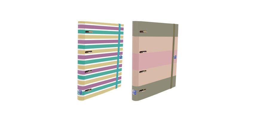 Carpeta 4 anillas oxford europeanbinder tapa extradura din a4 + recambio 120 hojas horizontal