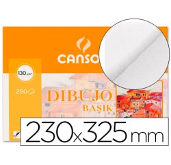 Papel dibujo basik 23x32.5 cm 130 gr sin recuadro