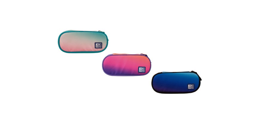 Estuche portatodo oxford kangoo gradient cofre surtidos 65x100x230 mm