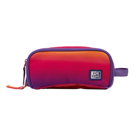 Estuche portatodo oxford kangoo gradient sunset tres cremalleras 80x100x220 mm