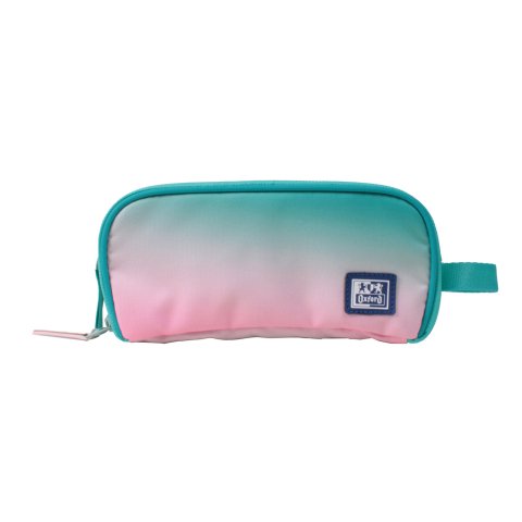 Estuche portatodo oxford kangoo gradient ocean tres cremalleras 80x100x220 mm