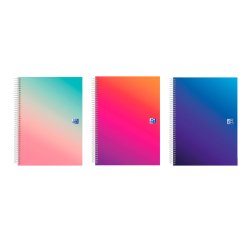 Cuaderno espiral oxford europeanbook 5 tapa extradura din a4+ 120 hojas horizontal kangoo gradient