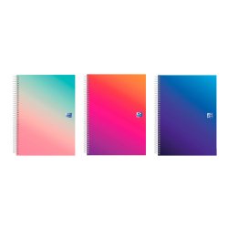 Cuaderno espiral oxford europeanbook 5 tapa extradura din a4+ 120 hojas horizontal kangoo gradient